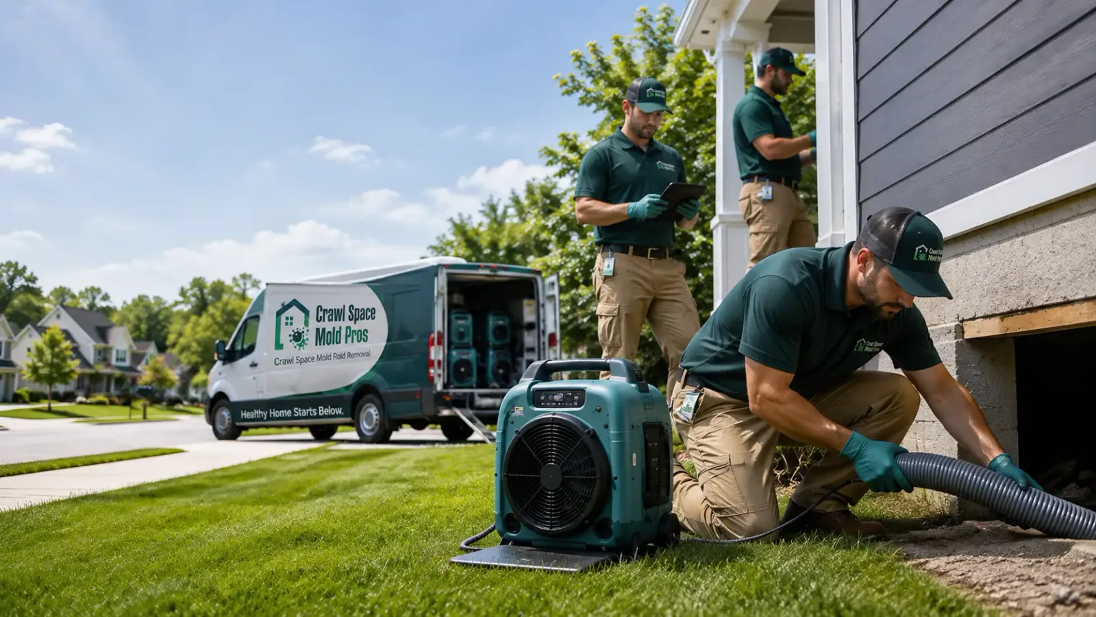 Crawl Space Mold Removal in Royal City, WA